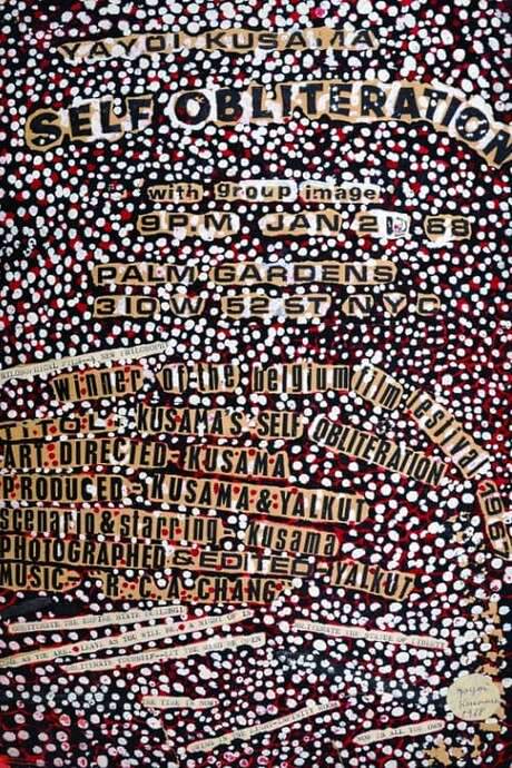 Kusama’s Self-Obliteration